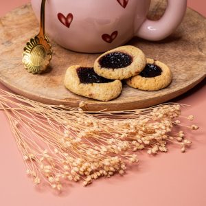Biscuits à la confiture de camerises BIO